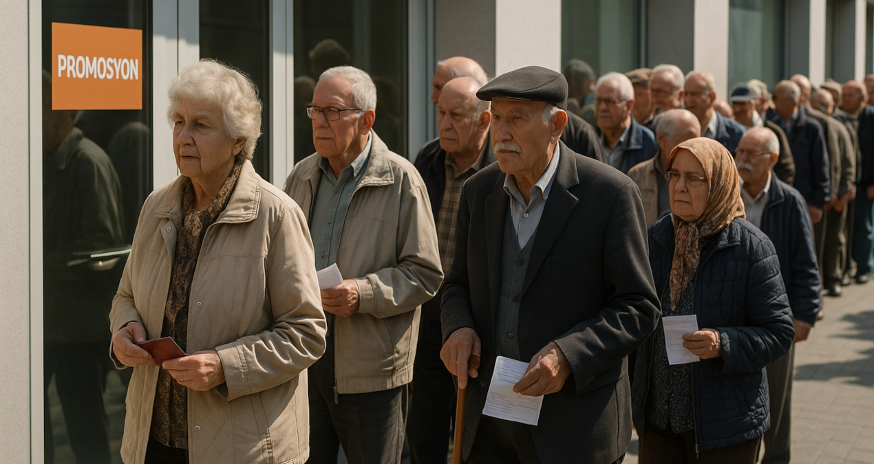 haberi alan emekli bankada siraya girdi promosyonlar 30 bin tlye cikti MRHLEIgl