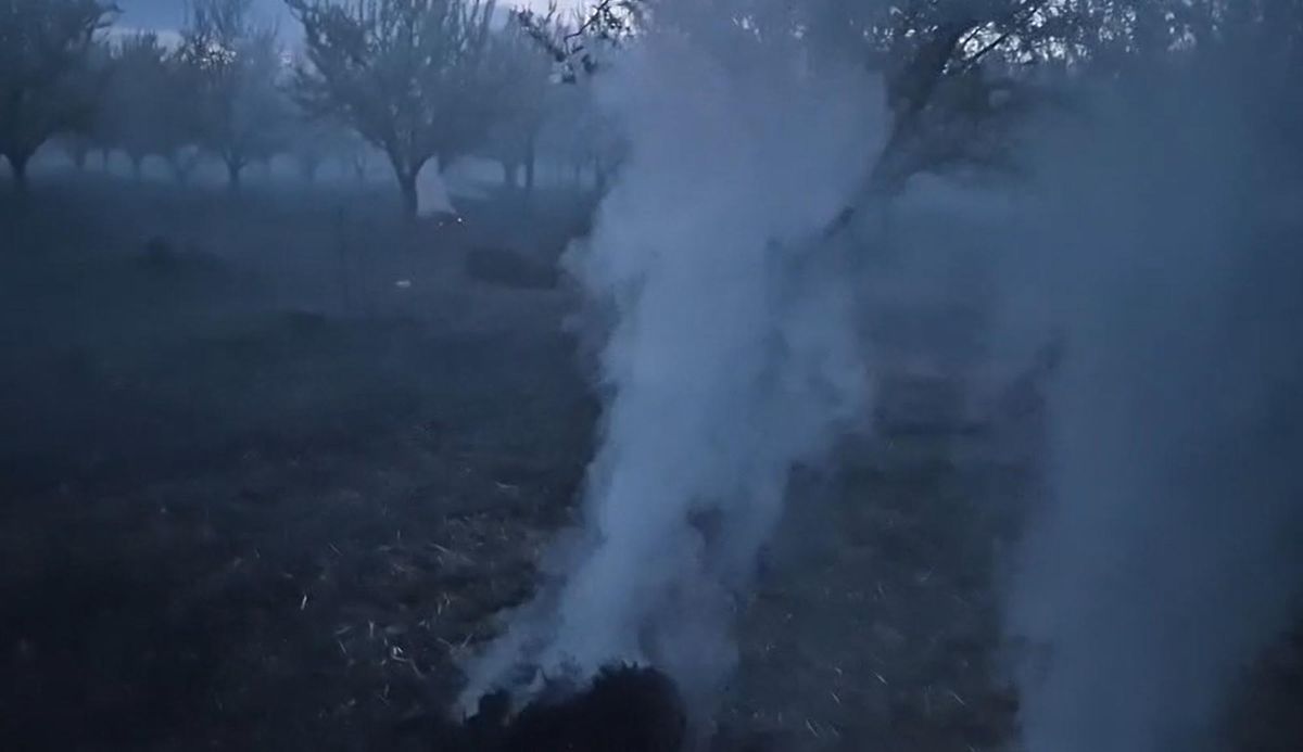 Iğdır’da Kayısı Üreticileri Gece Saatlerinde Dondan Korunmak İçin Nöbet Tutuyor