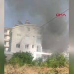 Antalyada apartmanda yangin yurttaslar tahliye edildi cRpMEtzO