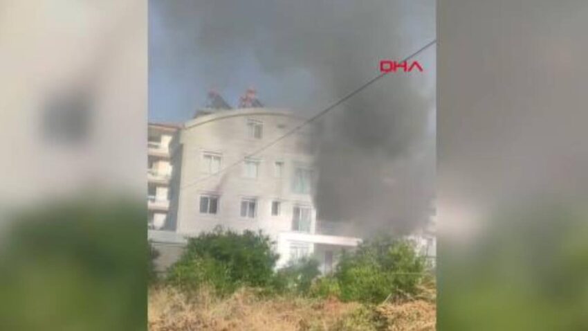 Antalyada apartmanda yangin yurttaslar tahliye edildi cRpMEtzO